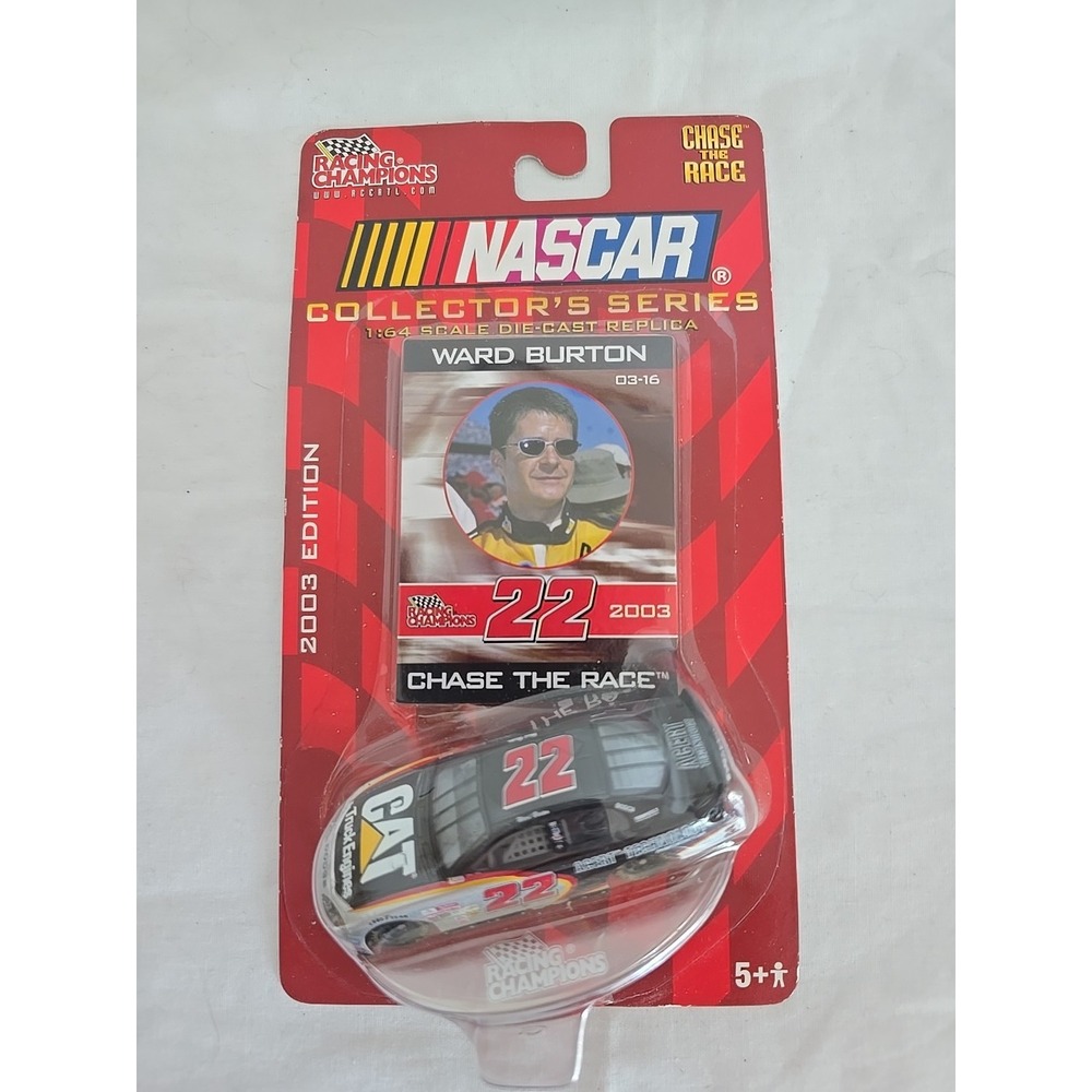 #22 Caterpillar  WARD BURTON  2003 Racing Champions Collector's Edition Car‎